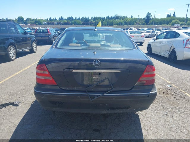45140577 :رقم المزاد ، WDBNG75J7YA118028 vin ، 2000 Mercedes-benz S 500 مزاد بيع