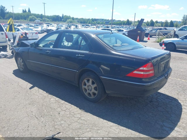 45140577 :رقم المزاد ، WDBNG75J7YA118028 vin ، 2000 Mercedes-benz S 500 مزاد بيع