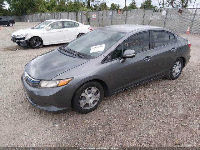 Aukcja sprzedaży 2012 Honda Civic Hybrid, vin: JHMFB4F21CS002349, numer aukcji: 45140669