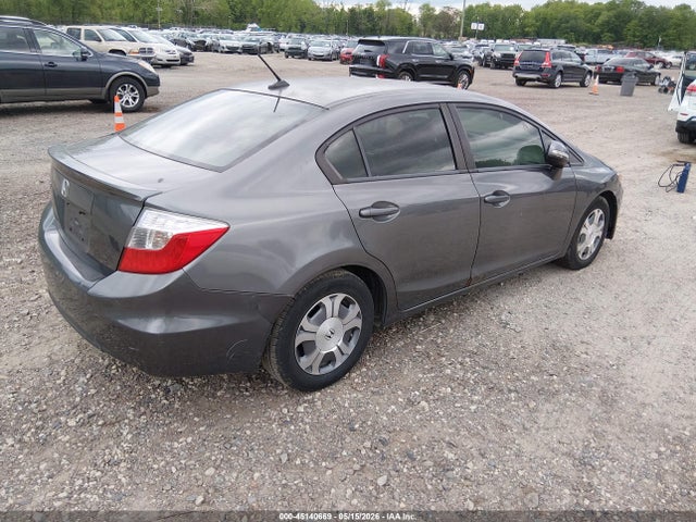 Aukcja sprzedaży 2012 Honda Civic Hybrid, vin: JHMFB4F21CS002349, numer aukcji: 45140669