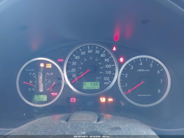 Aukcja sprzedaży 2005 Subaru Impreza Outback Sport Base W/special Edition, vin: JF1GG68565H800975, numer aukcji: 45140678
