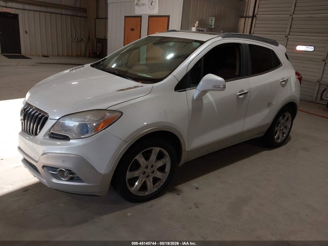 2014 Buick Encore Premium მანქანა იყიდება აუქციონზე, vin: KL4CJDSB1EB704942, აუქციონის ნომერი: 45140744