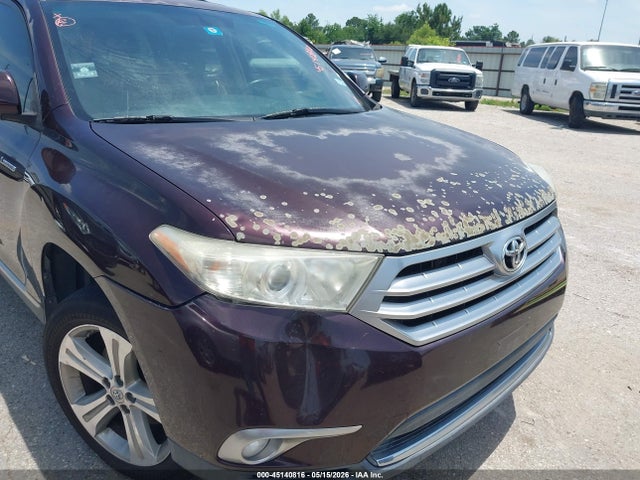 2012 Toyota Highlander Limited V6 მანქანა იყიდება აუქციონზე, vin: 5TDYK3EH2CS052969, აუქციონის ნომერი: 45140816