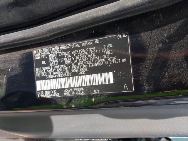 Aukcja sprzedaży 2006 Toyota Tundra Sr5 V8, vin: 5TBDT44196S506170, numer aukcji: 45140954