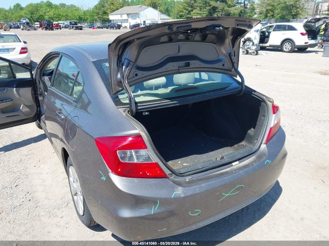 2012 Honda Civic Lx მანქანა იყიდება აუქციონზე, vin: 19XFB2F57CE377164, აუქციონის ნომერი: 45141060