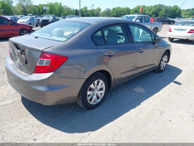 2012 Honda Civic Lx მანქანა იყიდება აუქციონზე, vin: 19XFB2F57CE377164, აუქციონის ნომერი: 45141060