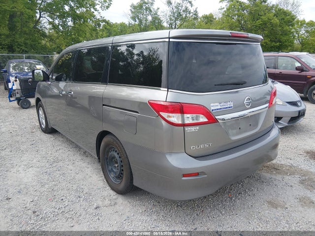 45141080 :رقم المزاد ، JN8AE2KP5C9036413 vin ، 2012 Nissan Quest S مزاد بيع