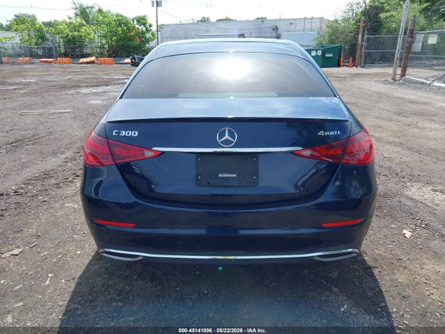 2022 Mercedes-benz C 300 4matic მანქანა იყიდება აუქციონზე, vin: W1KAF4HB5NR063815, აუქციონის ნომერი: 45141096