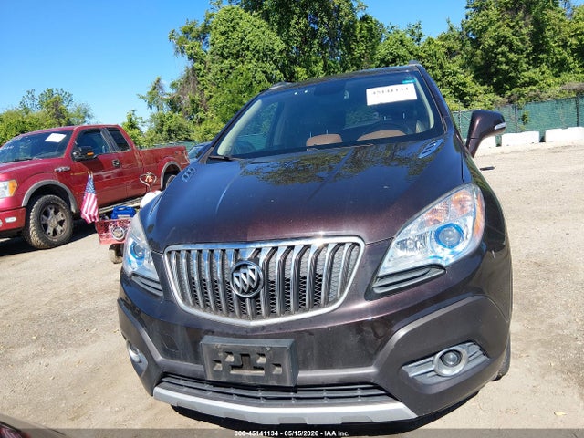 45141134 :رقم المزاد ، KL4CJCSB5GB748665 vin ، 2016 Buick Encore Leather مزاد بيع