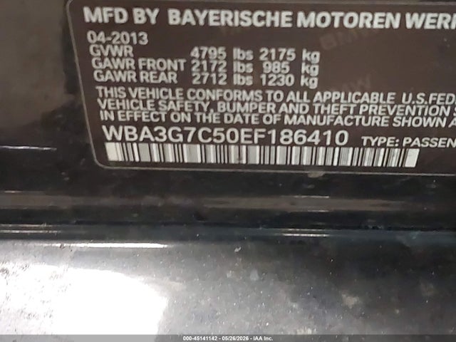Aukcja sprzedaży 2014 Bmw 328i Xdrive, vin: WBA3G7C50EF186410, numer aukcji: 45141142
