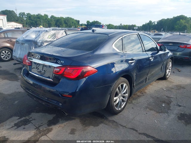 45141188 :رقم المزاد ، JN1BY1AP2JM181117 vin ، 2018 Infiniti Q70 3.7 Luxe مزاد بيع