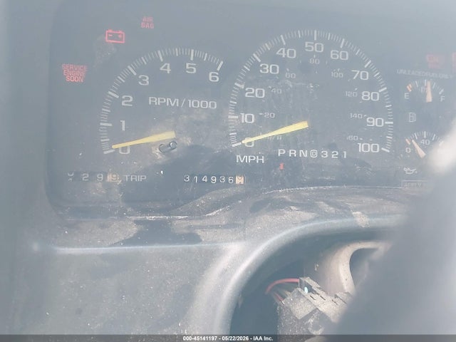 1999 Chevrolet K1500 Ls მანქანა იყიდება აუქციონზე, vin: 1GCEK19R3XR133137, აუქციონის ნომერი: 45141197