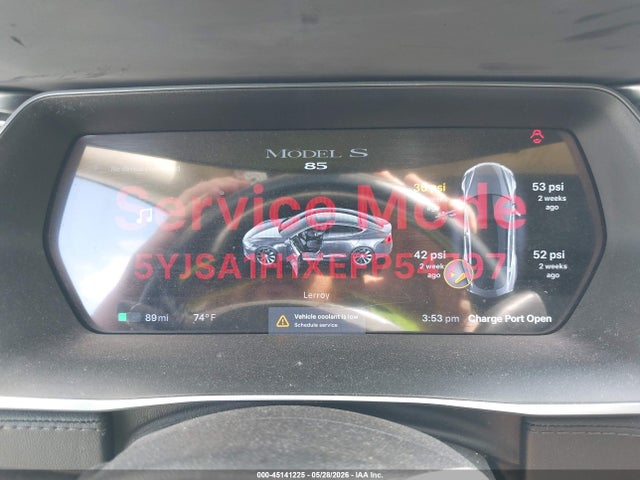 Aukcja sprzedaży 2014 Tesla Model S P85, vin: 5YJSA1H1XEFP54797, numer aukcji: 45141225