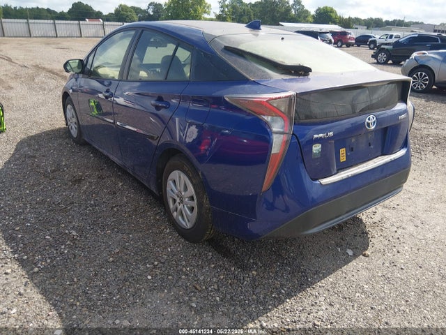 45141234 :رقم المزاد ، JTDKBRFU0G3519107 vin ، 2016 Toyota Prius Two مزاد بيع