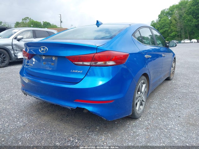 2017 Hyundai Elantra Limited მანქანა იყიდება აუქციონზე, vin: KMHD84LF8HU283068, აუქციონის ნომერი: 45141252