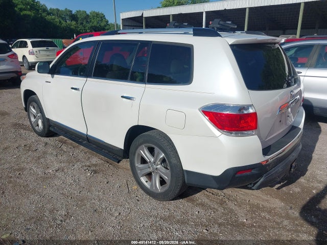 2012 Toyota Highlander Limited V6 მანქანა იყიდება აუქციონზე, vin: 5TDDK3EH7CS166304, აუქციონის ნომერი: 45141412