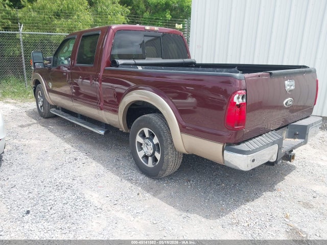 45141592 :رقم المزاد ، 1FT7W2AT2BEC67096 vin ، 2011 Ford F-250 Lariat مزاد بيع