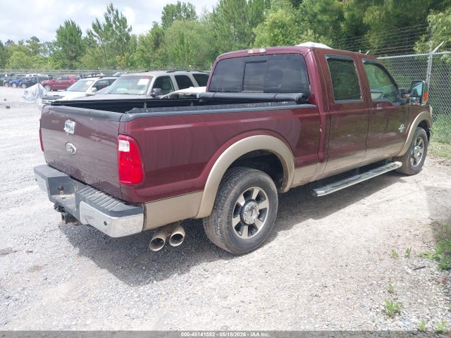 45141592 :رقم المزاد ، 1FT7W2AT2BEC67096 vin ، 2011 Ford F-250 Lariat مزاد بيع
