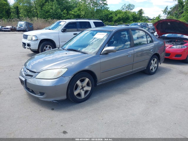 45141941 :رقم المزاد ، 2HGES26895H548396 vin ، 2005 Honda Civic Ex مزاد بيع