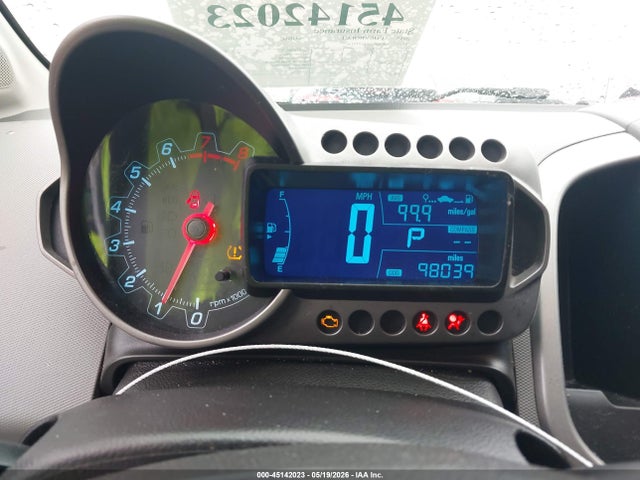 Продаж на аукціоні авто 2015 Chevrolet Sonic Lt Auto, vin: 1G1JC6SH1F4177913, номер лоту: 45142023
