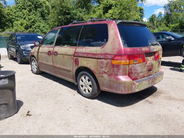 45142321 :رقم المزاد ، 5FNRL18013B036973 vin ، 2003 Honda Odyssey Ex-l مزاد بيع