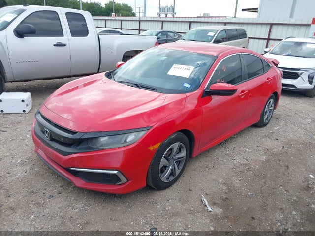 2019 Honda Civic Lx მანქანა იყიდება აუქციონზე, vin: 2HGFC2F69KH552086, აუქციონის ნომერი: 45142490