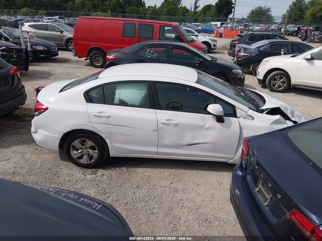Продаж на аукціоні авто 2013 Honda Civic Lx, vin: 2HGFB2F58DH550696, номер лоту: 45142533