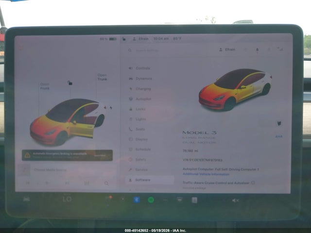 Продаж на аукціоні авто 2021 Tesla Model 3 Long Range, vin: 5YJ3E1EB7MF879163, номер лоту: 45142652