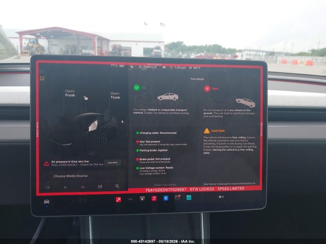 Продаж на аукціоні авто 2026 Tesla Model Y, vin: 7SAYGDED9TF529697, номер лоту: 45142697