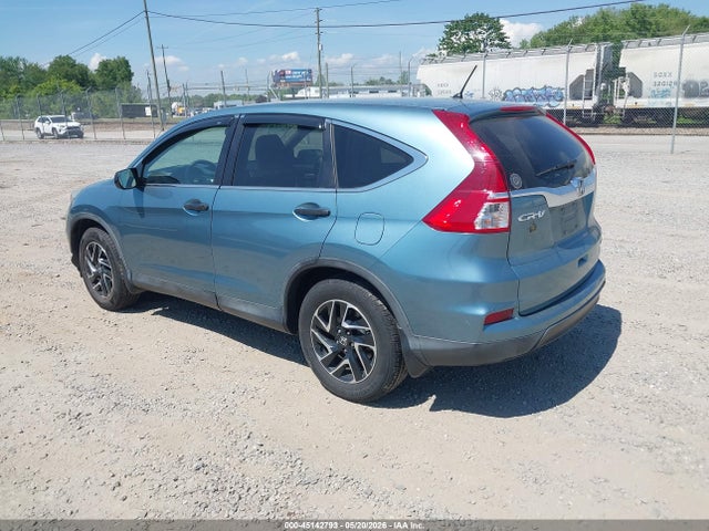 2016 Honda Cr-v Se მანქანა იყიდება აუქციონზე, vin: 2HKRM3H40GH560022, აუქციონის ნომერი: 45142793