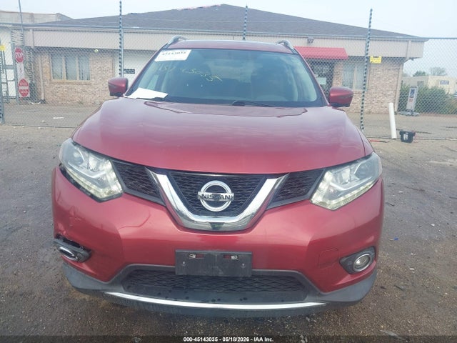 2016 Nissan Rogue Sl მანქანა იყიდება აუქციონზე, vin: 5N1AT2MV3GC768539, აუქციონის ნომერი: 45143035