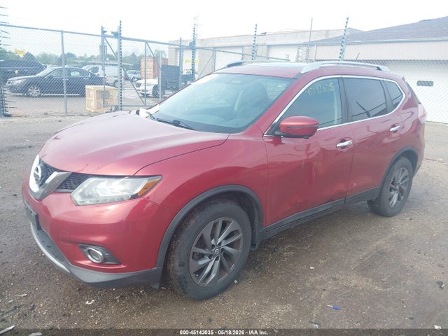 2016 Nissan Rogue Sl მანქანა იყიდება აუქციონზე, vin: 5N1AT2MV3GC768539, აუქციონის ნომერი: 45143035