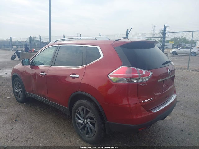 2016 Nissan Rogue Sl მანქანა იყიდება აუქციონზე, vin: 5N1AT2MV3GC768539, აუქციონის ნომერი: 45143035