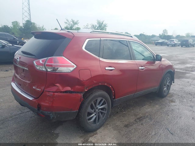 2016 Nissan Rogue Sl მანქანა იყიდება აუქციონზე, vin: 5N1AT2MV3GC768539, აუქციონის ნომერი: 45143035