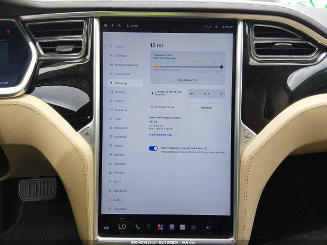 Aukcja sprzedaży 2013 Tesla Model S, vin: 5YJSA1AC3DFP10084, numer aukcji: 45143233