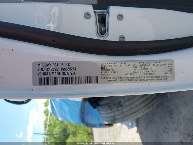 1C4SJVBP1SS530224 Jeep Wagoneer Carbide 4x4