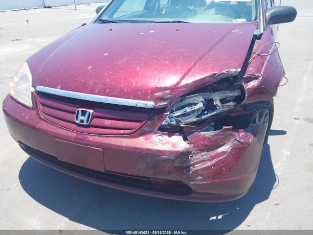 45143431 :رقم المزاد ، 2HGES16503H553077 vin ، 2003 Honda Civic Lx مزاد بيع