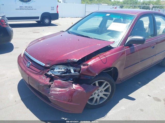45143431 :رقم المزاد ، 2HGES16503H553077 vin ، 2003 Honda Civic Lx مزاد بيع