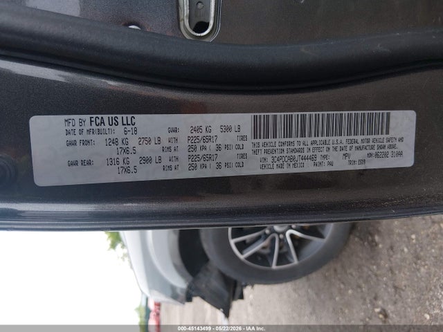 Продажа на аукционе авто 2018 Dodge Journey Se, vin: 3C4PDCAB0JT444469, номер лота: 45143499