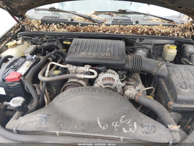 1999 Jeep Grand Cherokee Laredo მანქანა იყიდება აუქციონზე, vin: 1J4GW58N2XC729503, აუქციონის ნომერი: 45143506