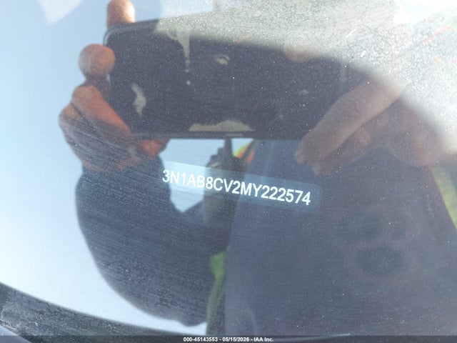 Aukcja sprzedaży 2021 Nissan Sentra Sv Xtronic Cvt, vin: 3N1AB8CV2MY222574, numer aukcji: 45143553
