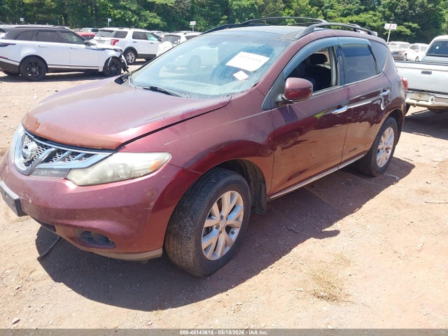 2011 Nissan Murano Sl მანქანა იყიდება აუქციონზე, vin: JN8AZ1MU9BW059002, აუქციონის ნომერი: 45143618