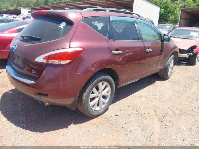 2011 Nissan Murano Sl მანქანა იყიდება აუქციონზე, vin: JN8AZ1MU9BW059002, აუქციონის ნომერი: 45143618