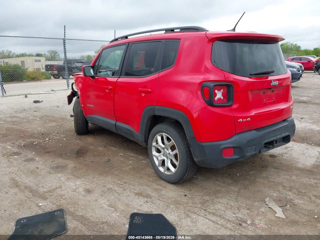 Aukcja sprzedaży 2017 Jeep Renegade Latitude 4x4, vin: ZACCJBBB1HPE97666, numer aukcji: 45143668