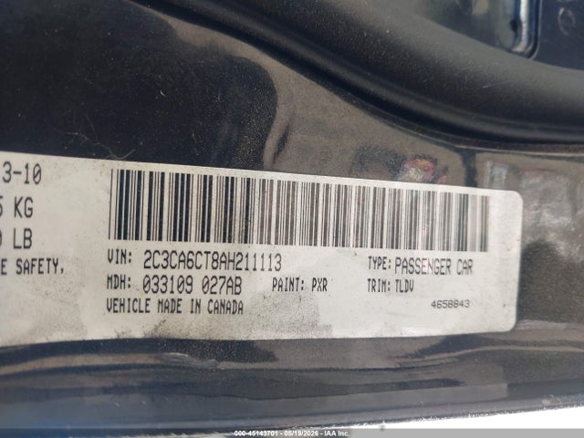 Aukcja sprzedaży 2010 Chrysler 300c Hemi, vin: 2C3CA6CT8AH211113, numer aukcji: 45143701