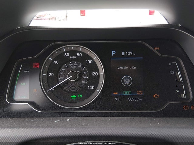 45143774 :رقم المزاد ، KMHC65LC7NU279800 vin ، 2022 Hyundai Ioniq Hybrid Blue مزاد بيع