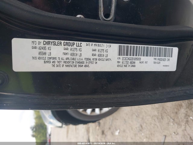 Aukcja sprzedaży 2011 Chrysler 300, vin: 2C3CA4CG8BH531850, numer aukcji: 45143871