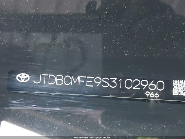 45144025 :رقم المزاد ، JTDBCMFE9S3102960 vin ، 2025 Toyota Corolla Hybrid Le مزاد بيع