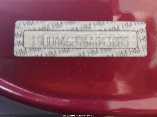 Продажа на аукционе авто 2006 Acura Tl, vin: 19UUA66276A043085, номер лота: 45144099
