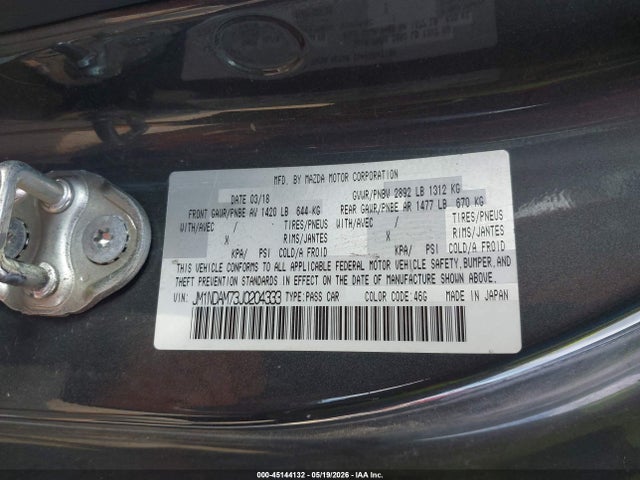 Aukcja sprzedaży 2018 Mazda Mx-5 Miata Rf Grand Touring, vin: JM1NDAM73J0204333, numer aukcji: 45144132